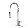 Brush Nickel Kitchen Faucet Pull Down Faucets